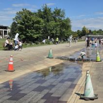 「8月11日のカナール(水路)の下流側閉鎖について」の写真