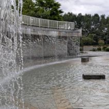 「川下公園の壁泉が開始しました!」の写真