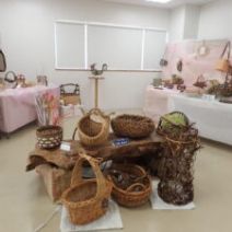 「今日から「あけび・籐 作品展」がはじまります♪」の写真