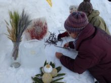 イメージどおりにセッティングしているところ