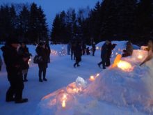 来場者が楽しんでいる様子
