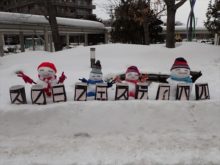 スノーフェスティバルの雪だるま