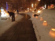 灯りが明るくなってきた頃