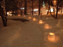 キャンドルの灯りが明るくなった頃