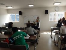 講義を受けている様子