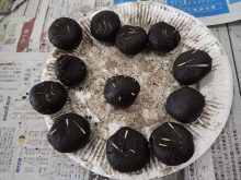種をつけたおダンゴ