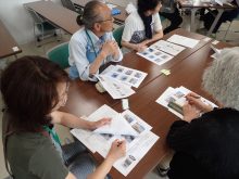 当日の動きをきいているところ