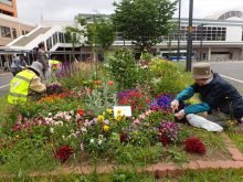 手稲駅南口の様子