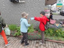 仲良くおしゃべりしているところ