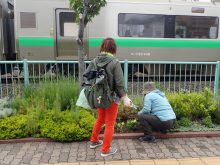 楽しく作業しているところ