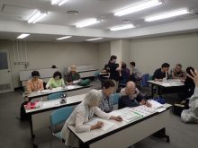 補植苗の検討をしているところ