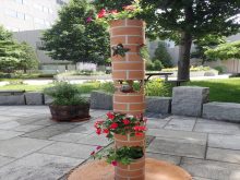 手作りのポットスタンド