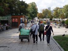 7丁目まで片付けに行っている所