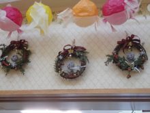 １１月制作のクリスマスリース