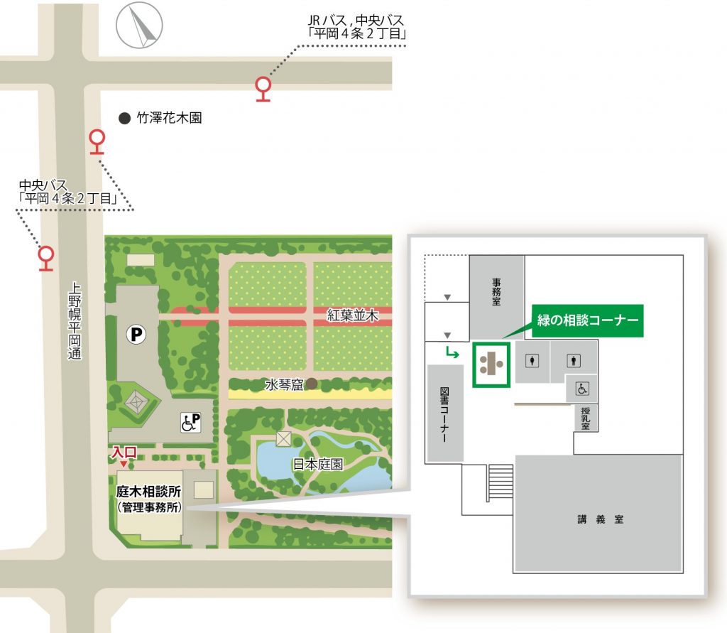 相談コーナーの位置