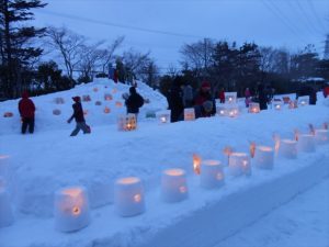 スノーキャンドル会場の様子