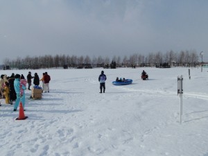 雪上ﾗﾌﾃｨﾝｸﾞﾎﾞｰﾄ2013.2.3-1