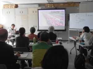 3月30日ガーデニングの楽しみ方の講義の様子