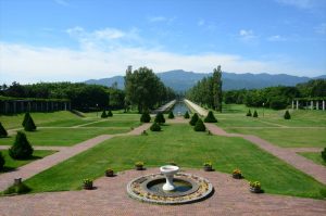 サンクガーデン(沈床花壇)・水盤の写真1