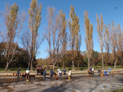 「カナール秋清掃を行いました」の画像