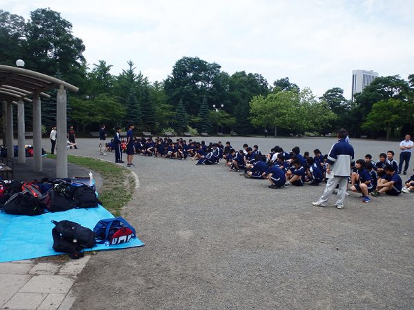 中島中学校清掃活動