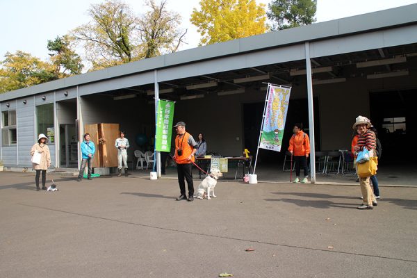 愛犬散歩講座の様子