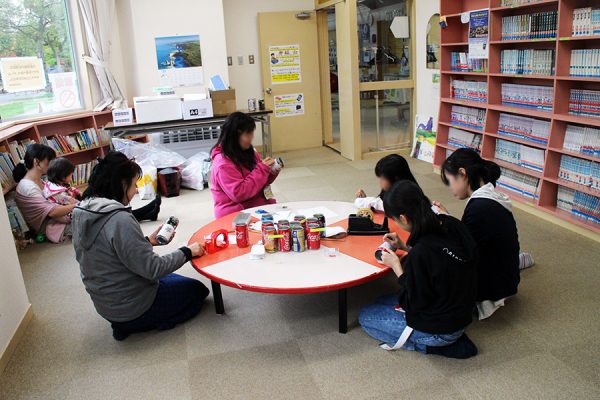 キャンドルホルダーづくり