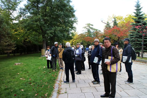 探訪ツアーの様子