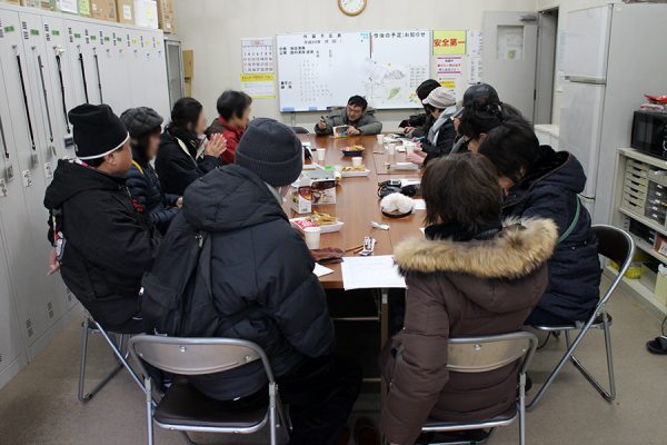 野鳥観察会の様子
