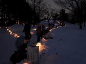 キャンドル点灯