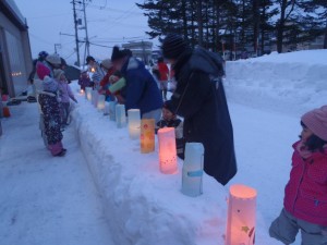 キャンドル点灯