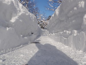 雪の壁