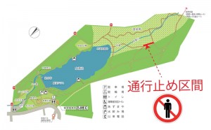 通行止めの木道区間