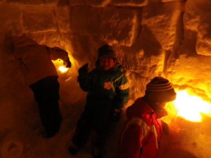 イグルーも綺麗に