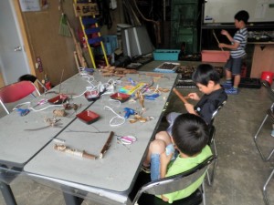 巨大ナナフシを作っているそう