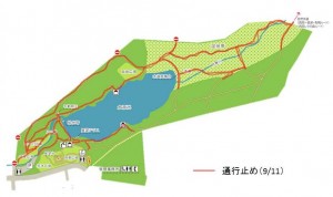 通行止めの場所