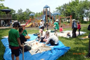 平成28年6月開催　プレーパークっていーね（手稲区）