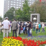 「野外彫刻展　解説ツアー」の画像