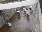 「春一番の創成川のお掃除4/19」の画像