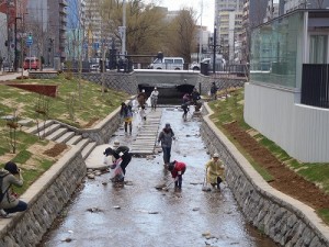 「4/19創成川のお掃除ボランティア募集」の画像