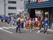「狸二条広場に山車が登場」の画像