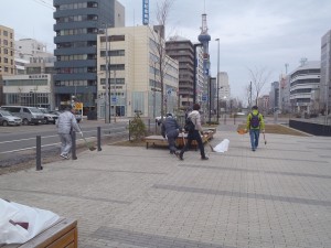 「お助け隊　春の清掃」の画像
