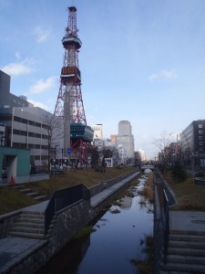 「師走の創成川公園」の画像