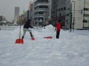 「スノーキャンドル前日準備」の画像