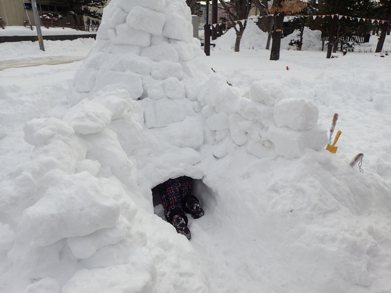 イグルーの入口