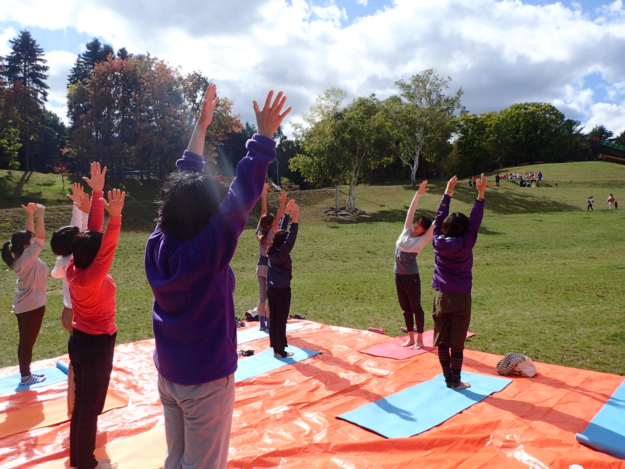 10月5日パークヨガ