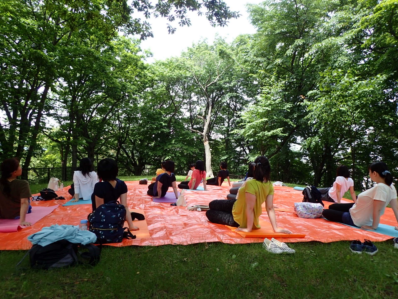 パークヨガ7月12日②