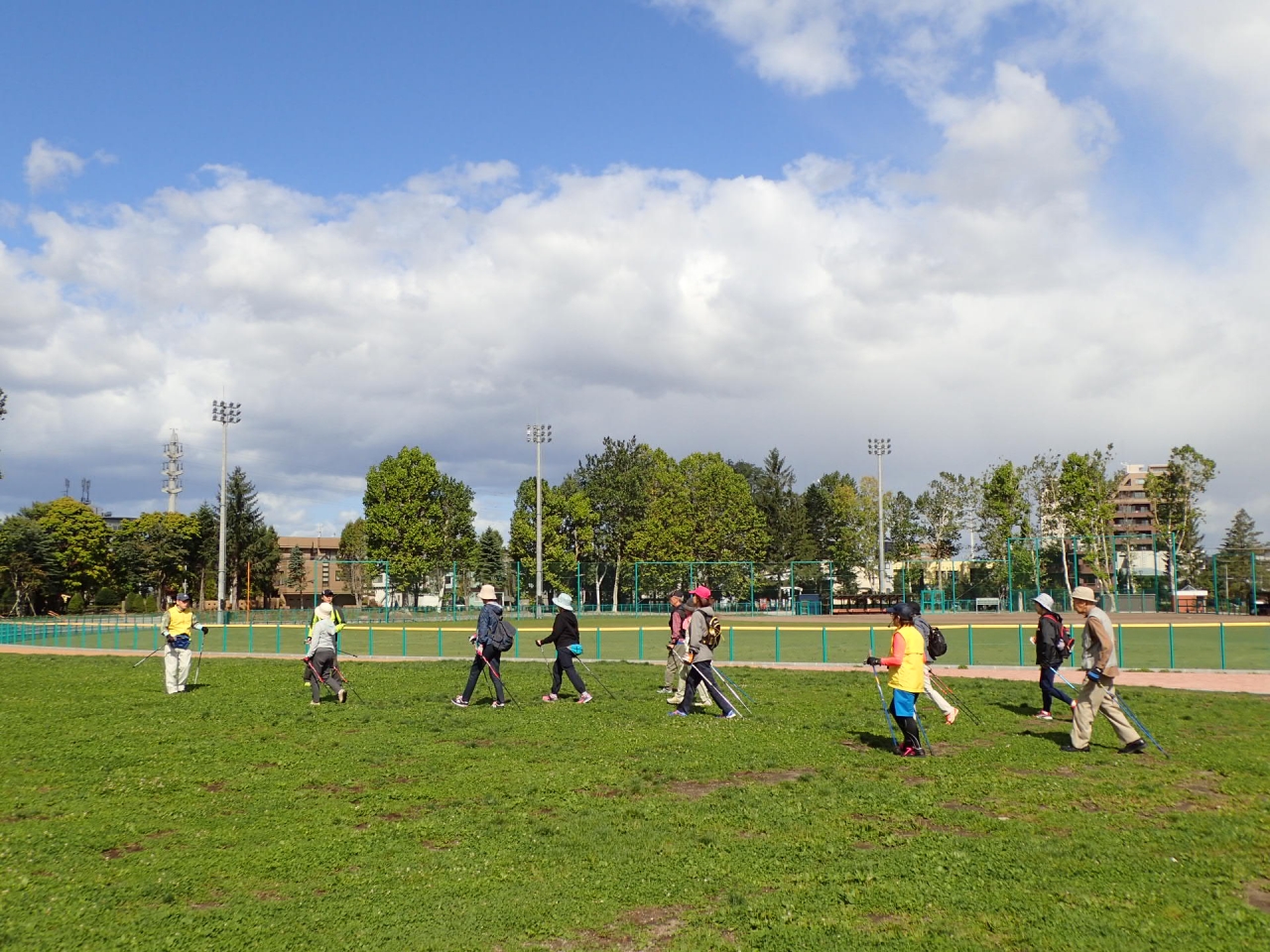 ポールウォークの練習0925