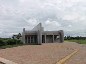 山口緑地管理棟全景写真