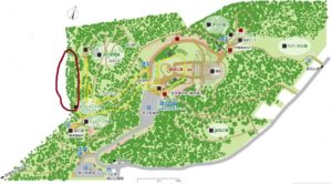 旭山記念公園マップカラマツ林